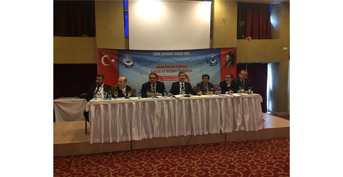 BAŞKANLAR KURULU EĞİTİM VE İSTİŞARE TOPLANTISI BAŞLADI.